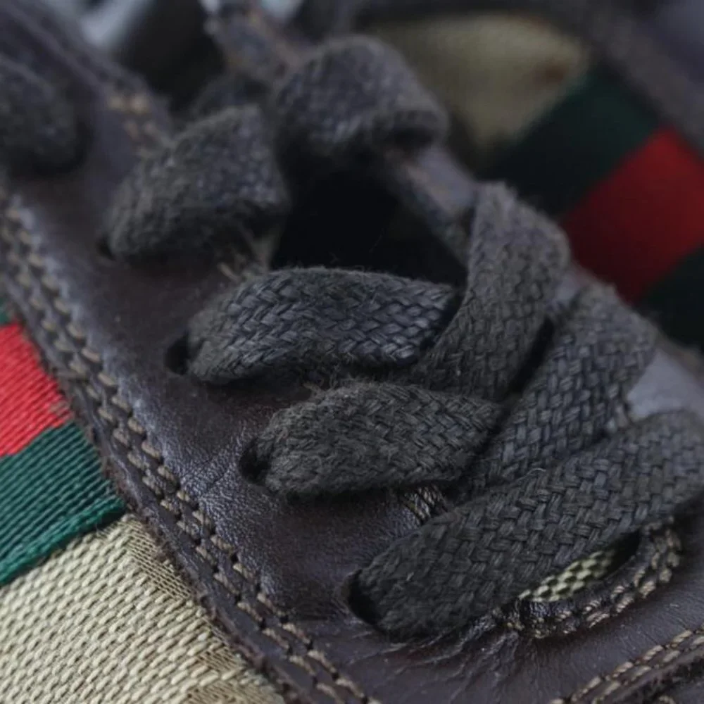 Gucci 1.5 US Kids Size Monogram GG Web Sneaker 322G1G